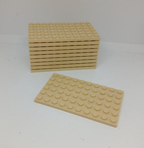Lego 10x piastra 6x10 rif - 10x,