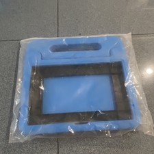 Blue shockproof silicone - blue, stand