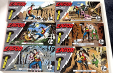 ZAGOR  COLLANA SCURE STRISCE  COMPLETA 1/6 - NUOVA DA MAGAZZINO