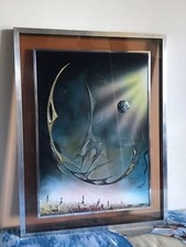 Quadro "Spirale su Venere" della serie spaziale di  Antonio Cazzamali