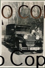 Foto d'epoca auto d'epoca auto