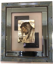 Quadro bassorilievo cristo - quadro,