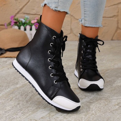 Stivaletti piatti donna con