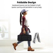 Pianoforte Elettronico Pieghevole 61 Tasti Multifunzione Organo Elettronico 61 Tasti MKTQ
