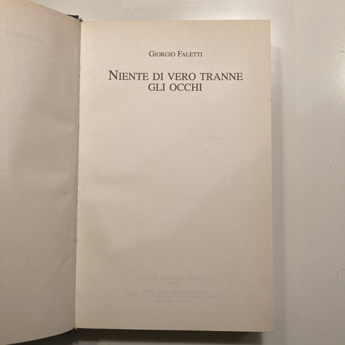 Niente vero tranne gli - vero,