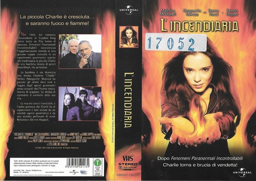 Incendiaria vhs ex - vhs,
