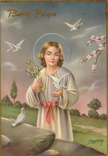 Dp584 cartolina buona pasqua - dp584,
