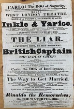 Broadside Teatro Londra 1820 -