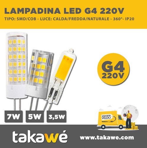 Led lampada bispina - lampada, 3,5w