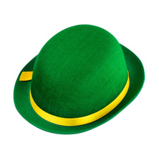 Bombetta verde clown cappello - verde,
