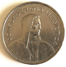 Moneta 5 Franchi Svizzeri
