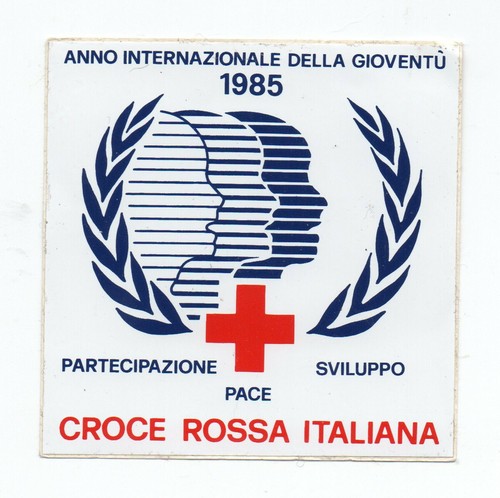 Adesivo croce rossa italiana - croce,