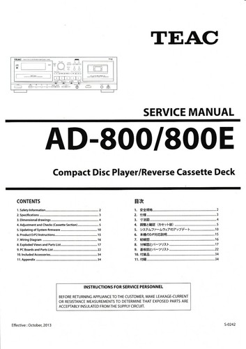 Servizio manuale istruzioni - servizio,