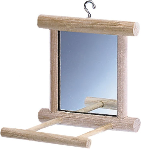 Specchio legno con - punto, di