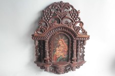 Antica pala d'altare in legno