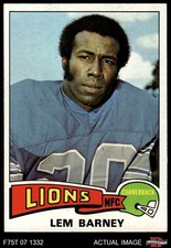 1975 Topps #365 Lem Barney
