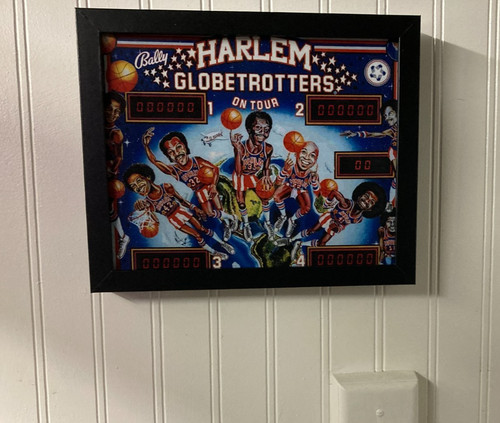 Retro glow pinball art - glow, 8"x