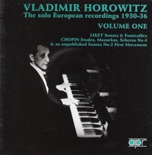 Horowitz - European Solo