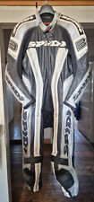 Tuta intera in pelle da moto biker motociclista Spidi JP3 Hydroback