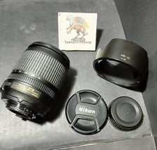 Zoom Nikon AFS 18 105 mm f 3.5 5.6 ED DX G Autofocus obiettivo tappi fotografia