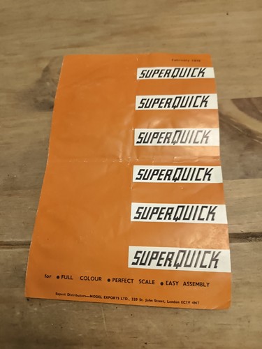 Super quick 1978 model - 1978,