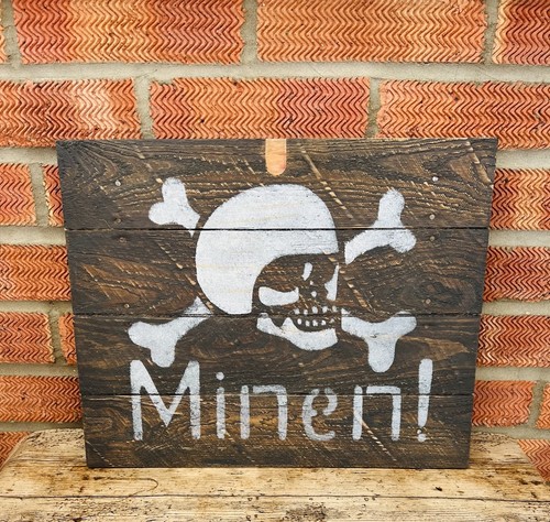 German ww2 mine sign - german,