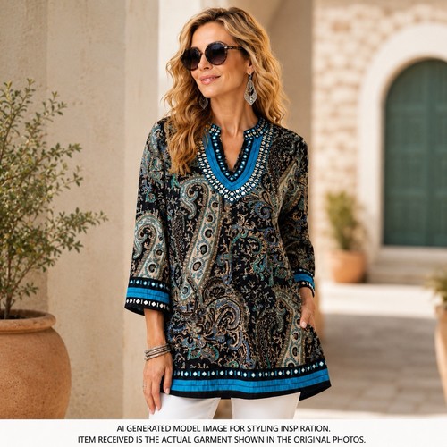 Soft surroundings paisley - soft,