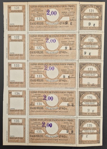 France feuille colis - france,