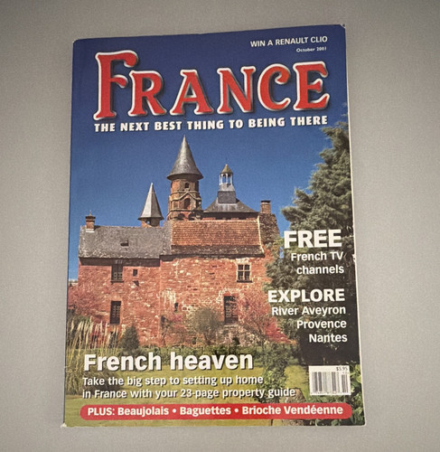 France magazine oct 2001 - magazine,