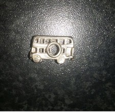 Ciondolo perline da autobus di Londra argento sterling fatto a mano nuovo