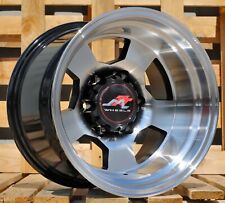 4X Ruote 15" OFF ROAD LABBRO 6X139,7 12J ET-78 4x4 per 4Runner Hilux Land Cru...