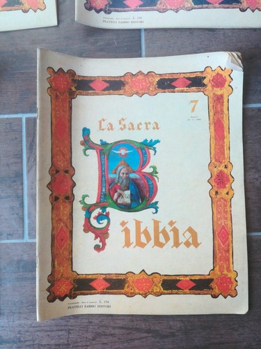 Sacra bibbia 1963 - la, n7,fabbri