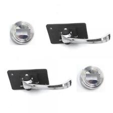 Coppia Maniglie interne per Fiat 500L 1970 plastica con ghiera cromata