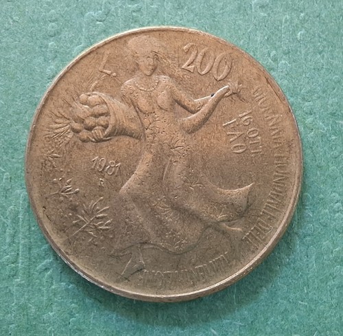 200 lire 1981 - fao,