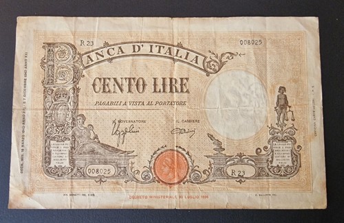 Cento 100 lire barbetti - 100, grande