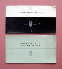2 libretti Rolls-Royce Silver Wraith Silver Dawn auto
