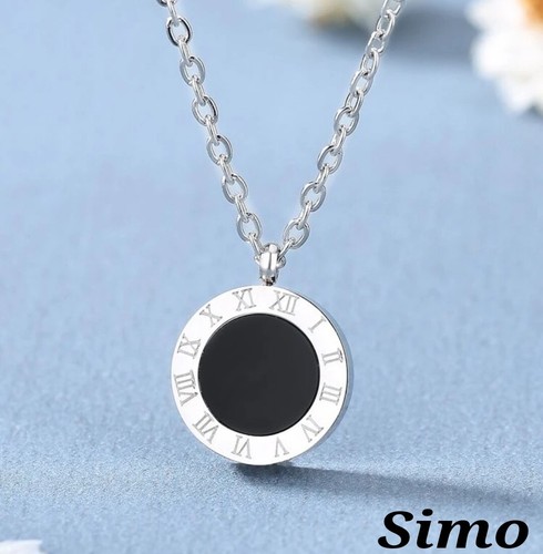 Collana donna tendenza acciaio - collana,
