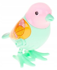 Giocattolo uccellino verde da