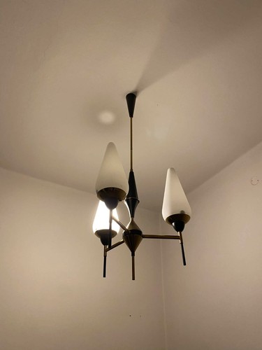 Lampadario attr stilnovo - attr.,