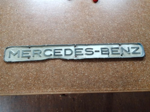 Vecchia insegna mercedes - insegna,