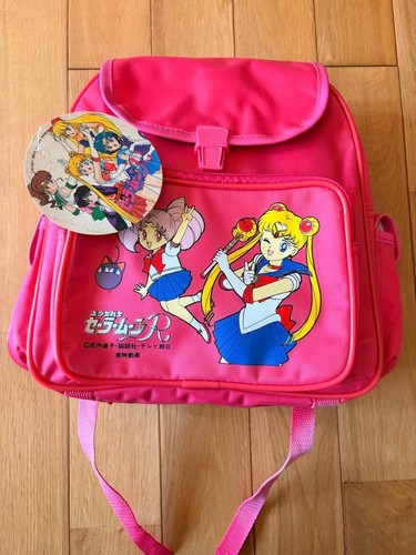 Zaino sailor moon nylon rosa - zaino,