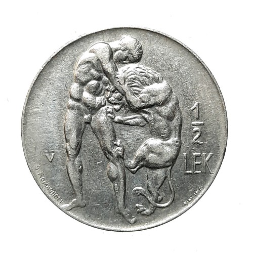 Albania 1 2 lek 1930 - albania,