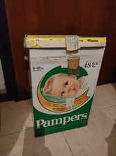 Rara Scatola Bidone Pampers Vintage 1984 , Fustino