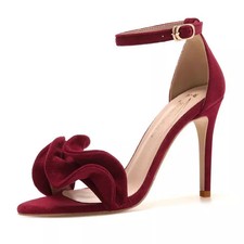 Sandali Bordeaux Tacco 10 cm