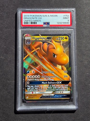 Pokemon psa dragonite gx - psa,