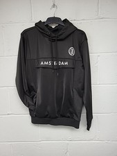 Felpa con cappuccio pullover nero Fox Originals Amsterdam uomo taglia XS. PWB