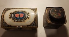 Coppia scatole latta  anni 70