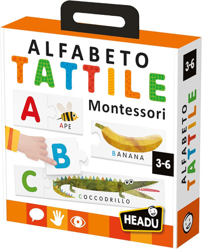 Alfabeto tattile montessori - tattile, un