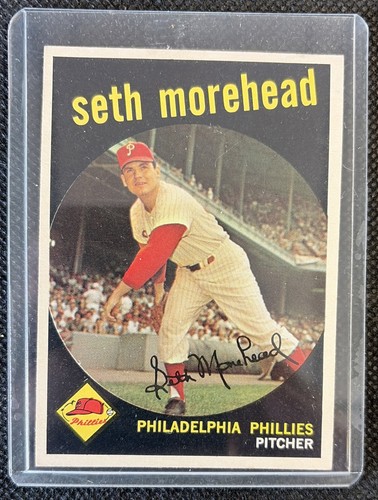 1959 topps seth morehead - 1959,