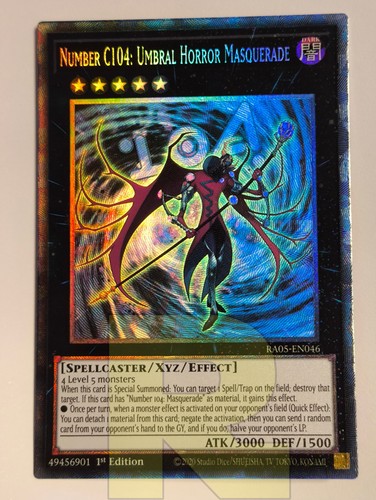 Numero c104 masquerade orrore - numero,